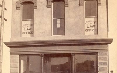 Fergusson Block, 200 Carrall Street, 1887. Photo by JA Brock, City of Vancouver Archives #Bu P80.