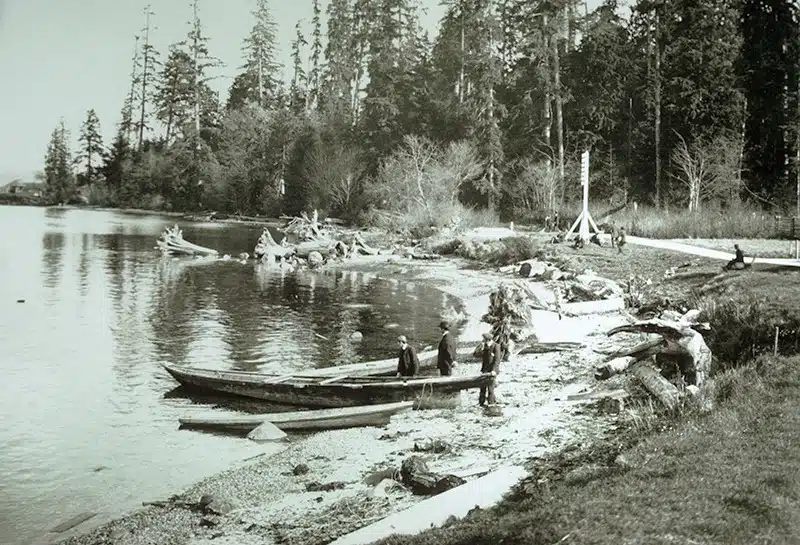 Lumberman's Arch Area Stanley Park 1910