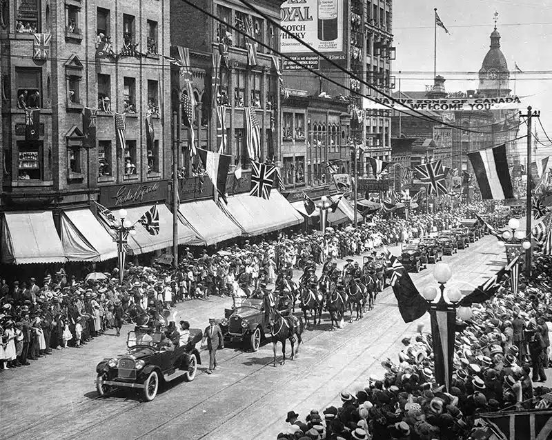 5 Secret Stories from Stanley Park 12 President and Mrs Harding in a procession on Granville Street, 1923. Photo by Harry Bullen, City of Vancouver Archives #Port P554.