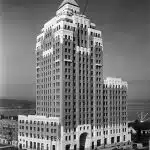 The Marine Building in 1947. Photo by Leonard Frank, City of Vancouver Archives #Bu P346