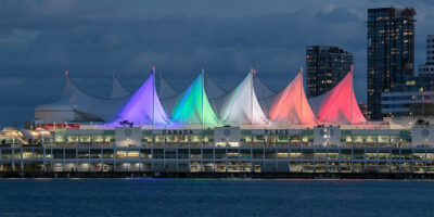 Want to take a Self-Guided Walking Tour of Downtown Vancouver? 7 canada place evening panorama 51871 2